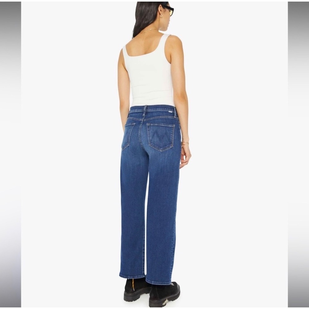 MOTHER Blue Wide Leg Flare Jeans - Picture 2 of 9